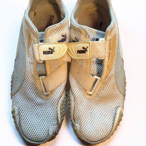 Vintage Puma Mesh Sneakers – Y2K Hook & Loop – Women’s 7